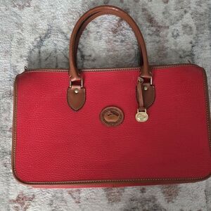 Dooney & Bourke Red Leather Satchel